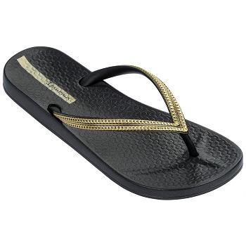 Ipanema Anatomica Mesh Flip Flops Dam Svarta Sverige PM5134068